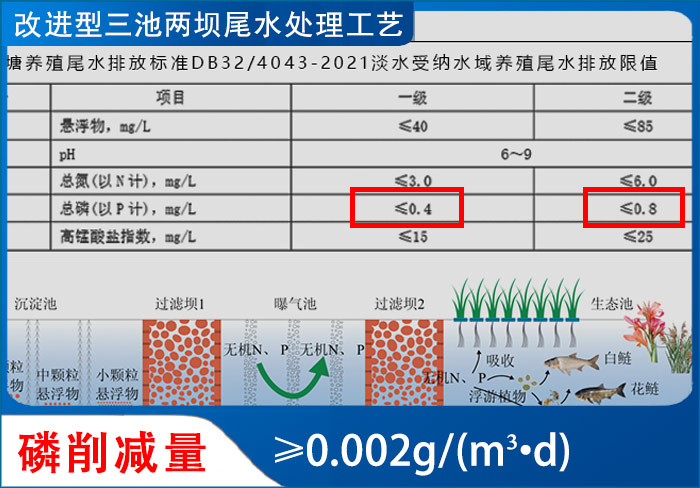 ZIPBIO再生滤坝的磷削减量